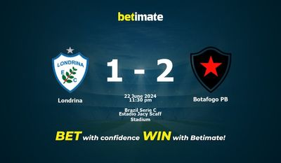 Londrina vs Botafogo PB Prédiction, cotes et conseils de paris 22/06/2024