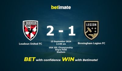 Pronostic Loudoun United FC vs Birmingham Legion FC, cotes et conseils de paris 14/09/2024