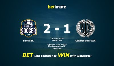 Lunds BK vs Oskarshamns AIK Prédiction, cotes et conseils de paris 18/04/2025