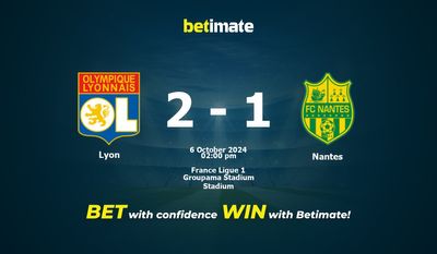 Lyon vs Nantes Pronostic, cotes et conseils de paris 06/10/2024