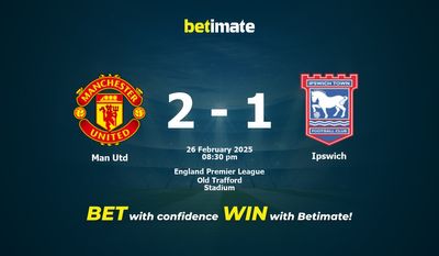 Pronostic Manchester United vs Ipswich, cotes et conseils de paris 26/02/2025