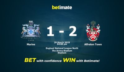 Pronostic, cotes et conseils de paris Marine vs Alfreton Town (29/03/2025)