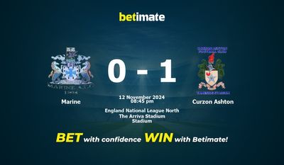 Pronostic Marine vs Curzon Ashton, cotes et conseils de paris 12/11/2024