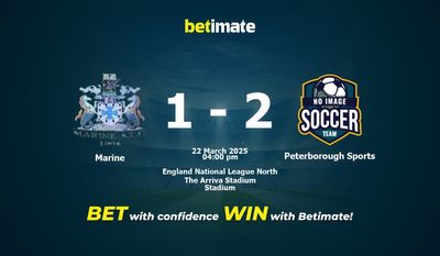 Pronostics, cotes et conseils de paris pour Marine vs Peterborough (22/03/2025)