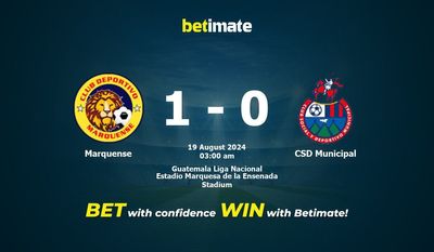 Marquense vs CSD Municipal Prédiction, cotes et conseils de paris 19/08/2024
