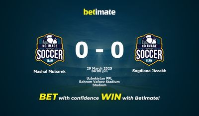 Pronostic, cotes et conseils de paris pour Mashal Mubarek vs Sogdiana Jizzakh (29/03/2025)