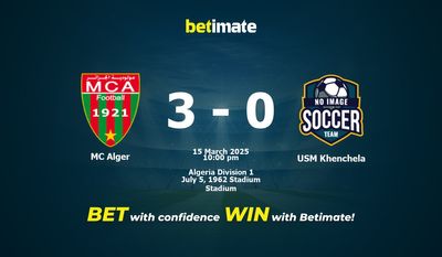 Pronostic, cotes et conseils de paris MC Alger - USM Khenchela (15/03/2025)