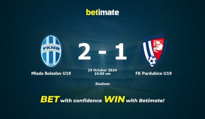 Mlada Boleslav U19 vs FK Pardubice U19 Prédiction, cotes et conseils de paris 19/10/2024