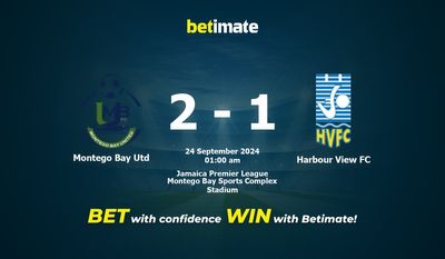 Pronostic Montego Bay Utd vs Harbour View FC, cotes et conseils de paris 24/09/2024