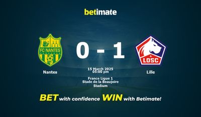 Pronostic, cotes et conseils de paris Nantes - Lille (15/03/2025)