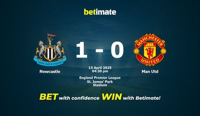 Pronostic, cotes et conseils de paris Newcastle vs Manchester United (13/04/2025)