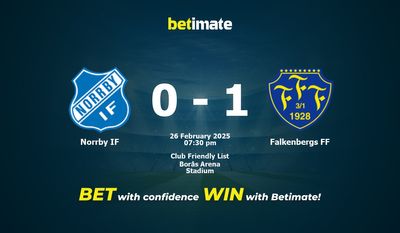 Norrby IF vs Falkenbergs FF Prédiction, cotes et conseils de paris 26/02/2025