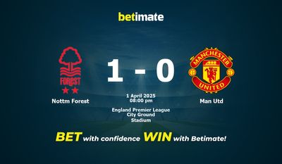 Pronostic, cotes et conseils de paris Nottingham Forest vs Manchester United (01/04/2025)