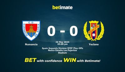 Numancia vs Yeclano Prédiction, cotes et conseils de paris 26/05/2024
