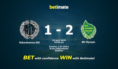 Oskarshamns AIK vs BK Olympic Prédiction, cotes et conseils de paris 26/04/2025