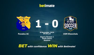 Paradou AC vs USM Khenchela Pronostic, cotes et conseils de paris 08/11/2024