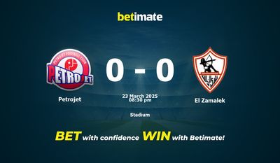 Pronostic Petrojet vs El Zamalek, cotes et conseils de paris (23/03/2025)