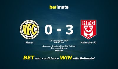 Plauen vs Hallescher FC Prédiction, cotes et conseils de paris 14/12/2024