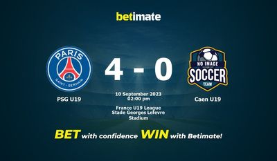 PSG U19 vs Caen U19 Prédiction, cotes et conseils de paris 10/09/2023