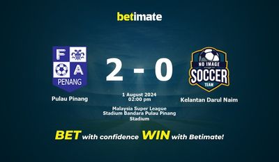Pulau Pinang vs Kelantan Darul Naim Prédiction, cotes et conseils de paris 01/08/2024
