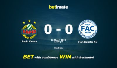 Pronostic, cotes et conseils de paris Rapid Vienne - Floridsdorfer AC (20/03/2025)