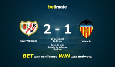 Rayo Vallecano vs Valence Prédiction, cotes et conseils de paris 19/04/2025