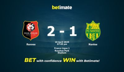 Pronostic, cotes et conseils de paris Rennes - Nantes (18/04/2025)