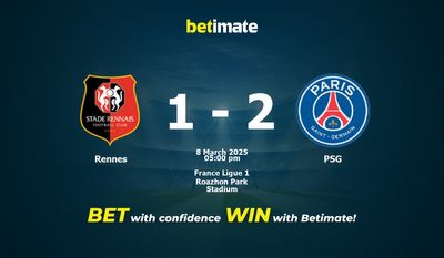 Pronostic, cotes et conseils de paris Rennes vs PSG 08/03/2025