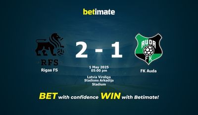 Pronostic, cotes et conseils de paris Rigas FS vs FK Auda (05/01/2025)