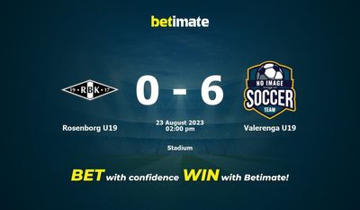 Rosenborg U19 vs Valerenga U19 Prédiction, cotes et conseils de paris 23/08/2023