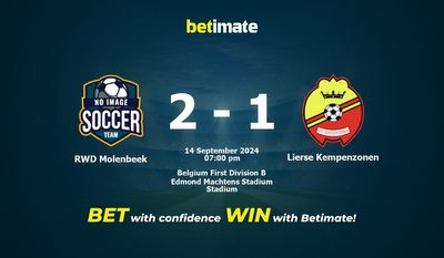 RWD Molenbeek vs Lierse Kempenzonen Prédiction, cotes et conseils de paris 14/09/2024