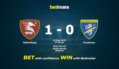Pronostic, cotes et conseils de paris Salernitana vs Frosinone (19/05/2025)