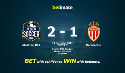 SC Air Bel U19 vs Monaco U19 Pronostic, cotes et conseils de paris 16/11/2024