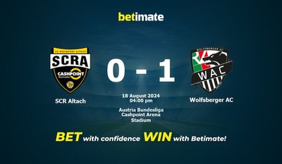 SCR Altach vs Wolfsberger AC Prédiction, cotes et conseils de paris 18/08/2024