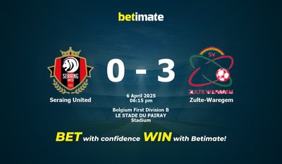 Prédiction, cotes et conseils de paris Seraing United vs Zulte-Waregem (04/06/2025)