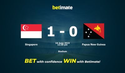 Singapour vs Papouasie-Nouvelle-Guinée Pronostics, cotes et conseils de paris 16/06/2023