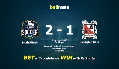 South Shields vs Darlington 1883 Pronostic, cotes et conseils de paris 01/01/2025