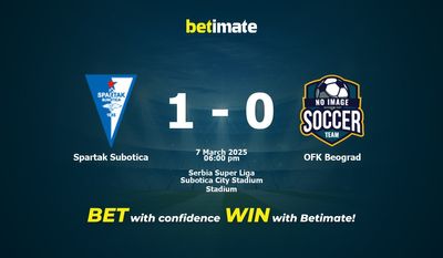 Pronostic Spartak Subotica vs OFK Beograd, cotes et conseils de paris 03/07/2025
