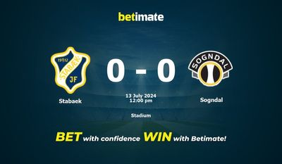 Stabæk vs Sogndal Prédiction, cotes et conseils de paris 13/07/2024