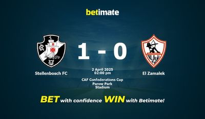 Pronostic, cotes et conseils de paris Stellenbosch FC vs El Zamalek (04/02/2025)