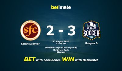 Pronostic, cotes et conseils de paris Stenhousemuir vs Rangers B (08/12/2025)