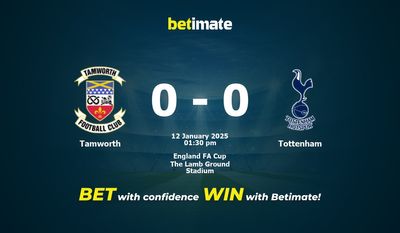 Pronostic, cotes et conseils de paris Tamworth vs Tottenham 01/12/2025
