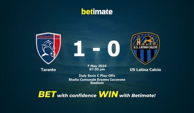 Taranto vs US Latina Calcio Prédiction, cotes et conseils de paris 07/05/2024