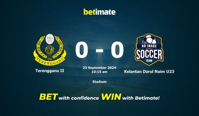 Terengganu II vs Kelantan Darul Naim U23 Prédiction, cotes et conseils de paris 23/09/2024