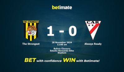 Pronostic, cotes et conseils de paris sur The Strongest vs Always Ready 27/11/2024