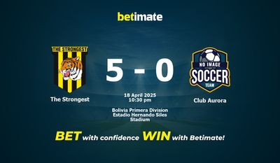 Pronostic, cotes et conseils de paris pour The Strongest vs Club Aurora (18/04/2025)