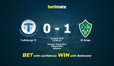 Trelleborgs FF vs IK Brage Prédiction, cotes et conseils de paris 20/04/2025