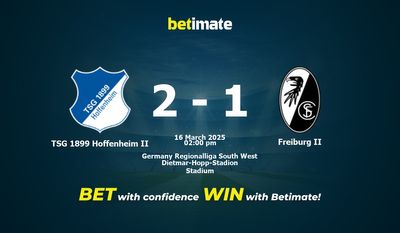 Pronostic, cotes et conseils de paris TSG 1899 Hoffenheim II - Fribourg II - 16/03/2025