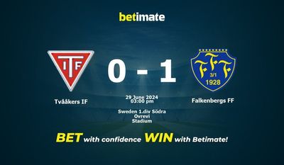 Tvååkers IF vs Falkenbergs FF Prédiction, cotes et conseils de paris 29/06/2024