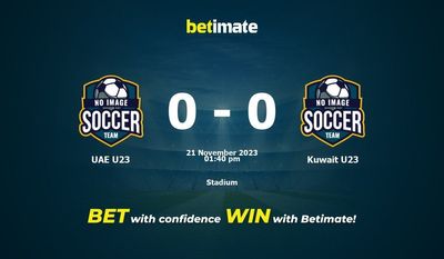 UAE U23 vs Koweït U23 Prédiction, cotes et conseils de paris 21/11/2023